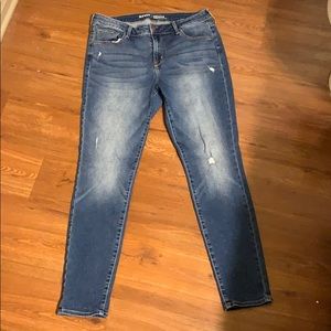 Slightly distressed Rockstar Jeans